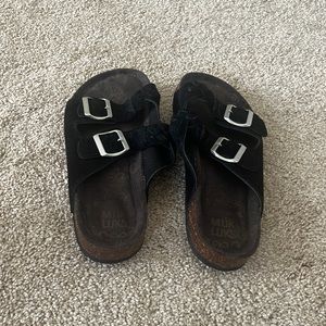 Muk Luks Black Sandals